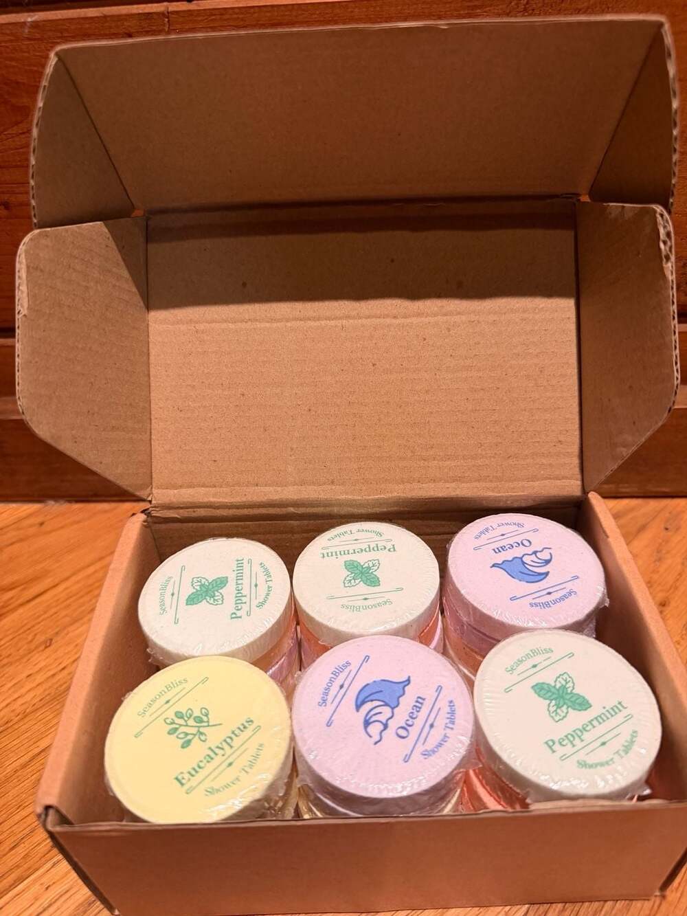 SeasonBliss Calm 30 Shower Steamers Aromatherapy Set
